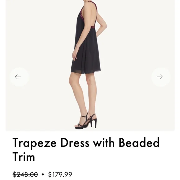 Jewel Badgley Mischka Black Mini Dress Size 4. $248 MSRP - Picture 3 of 11